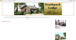 Desktop Screenshot of heathparklodge.blogspot.com