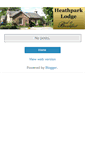 Mobile Screenshot of heathparklodge.blogspot.com