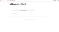 Desktop Screenshot of abbeyannsbookland.blogspot.com