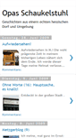 Mobile Screenshot of opasschaukelstuhl.blogspot.com