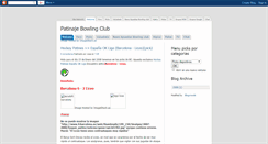 Desktop Screenshot of patinajebowlingclub.blogspot.com