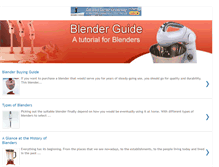 Tablet Screenshot of blender-guide.blogspot.com