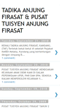 Mobile Screenshot of anjungfirasat.blogspot.com