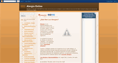 Desktop Screenshot of alergiaonline.blogspot.com