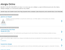 Tablet Screenshot of alergiaonline.blogspot.com