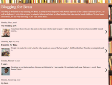 Tablet Screenshot of bloggingforbeau.blogspot.com