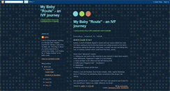 Desktop Screenshot of mybabyroute.blogspot.com