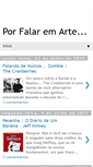 Mobile Screenshot of falarsobrearte.blogspot.com
