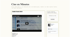 Desktop Screenshot of cine-minutos.blogspot.com