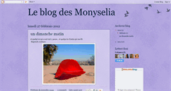 Desktop Screenshot of lesmonyselia.blogspot.com
