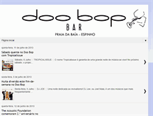 Tablet Screenshot of doobopbar.blogspot.com