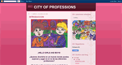Desktop Screenshot of cityofprofessions.blogspot.com