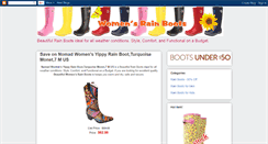 Desktop Screenshot of beautifulrainboots.blogspot.com