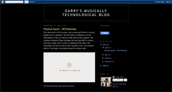 Desktop Screenshot of garrymusictechnology.blogspot.com