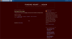 Desktop Screenshot of findingheartagain.blogspot.com