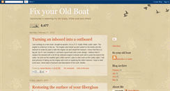 Desktop Screenshot of fixyouroldboat.blogspot.com