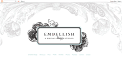 Desktop Screenshot of embellishdesignllc.blogspot.com