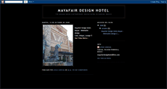 Desktop Screenshot of mayafairdesignhotel.blogspot.com