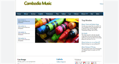 Desktop Screenshot of cambomusic.blogspot.com