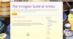 Desktop Screenshot of irvingtonart.blogspot.com