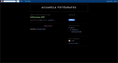 Desktop Screenshot of acuarelafotografos.blogspot.com