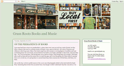 Desktop Screenshot of grassrootsbookstore.blogspot.com