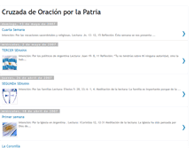 Tablet Screenshot of cruzadadeoracionporlapatria.blogspot.com