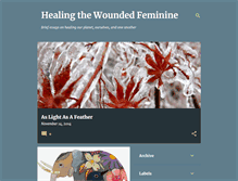 Tablet Screenshot of healingthewoundedfeminine.blogspot.com