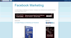 Desktop Screenshot of marketing-sur-facebook.blogspot.com