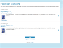 Tablet Screenshot of marketing-sur-facebook.blogspot.com