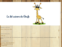 Tablet Screenshot of girafe-girafe.blogspot.com