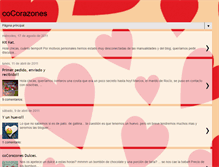 Tablet Screenshot of cocorazones.blogspot.com