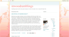 Desktop Screenshot of inwoodramblings.blogspot.com