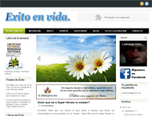 Tablet Screenshot of exitoenvida.blogspot.com