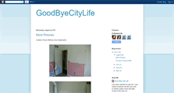 Desktop Screenshot of goodbyecitylife.blogspot.com