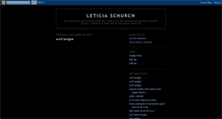 Desktop Screenshot of leticiaschurch.blogspot.com