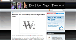 Desktop Screenshot of bikerunyoga.blogspot.com