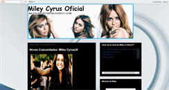 Desktop Screenshot of mileycyrusfcbr.blogspot.com