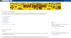 Desktop Screenshot of heartsoul2soul.blogspot.com