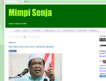 Tablet Screenshot of mimpi-senja.blogspot.com