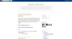 Desktop Screenshot of datostozudos.blogspot.com