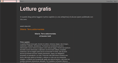 Desktop Screenshot of letturegratis.blogspot.com