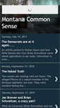 Mobile Screenshot of montanacommonsense.blogspot.com