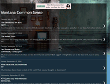 Tablet Screenshot of montanacommonsense.blogspot.com