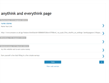Tablet Screenshot of anythinkandeverythinkpage.blogspot.com
