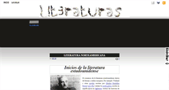 Desktop Screenshot of literaturasdelmundo.blogspot.com