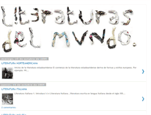 Tablet Screenshot of literaturasdelmundo.blogspot.com