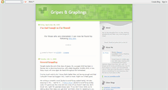 Desktop Screenshot of gripesandgraplings.blogspot.com