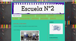 Desktop Screenshot of escuela2viedma.blogspot.com