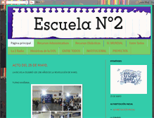 Tablet Screenshot of escuela2viedma.blogspot.com